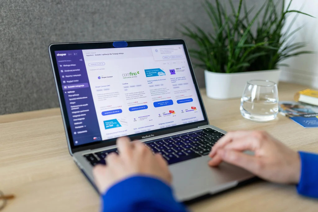 Shopify store