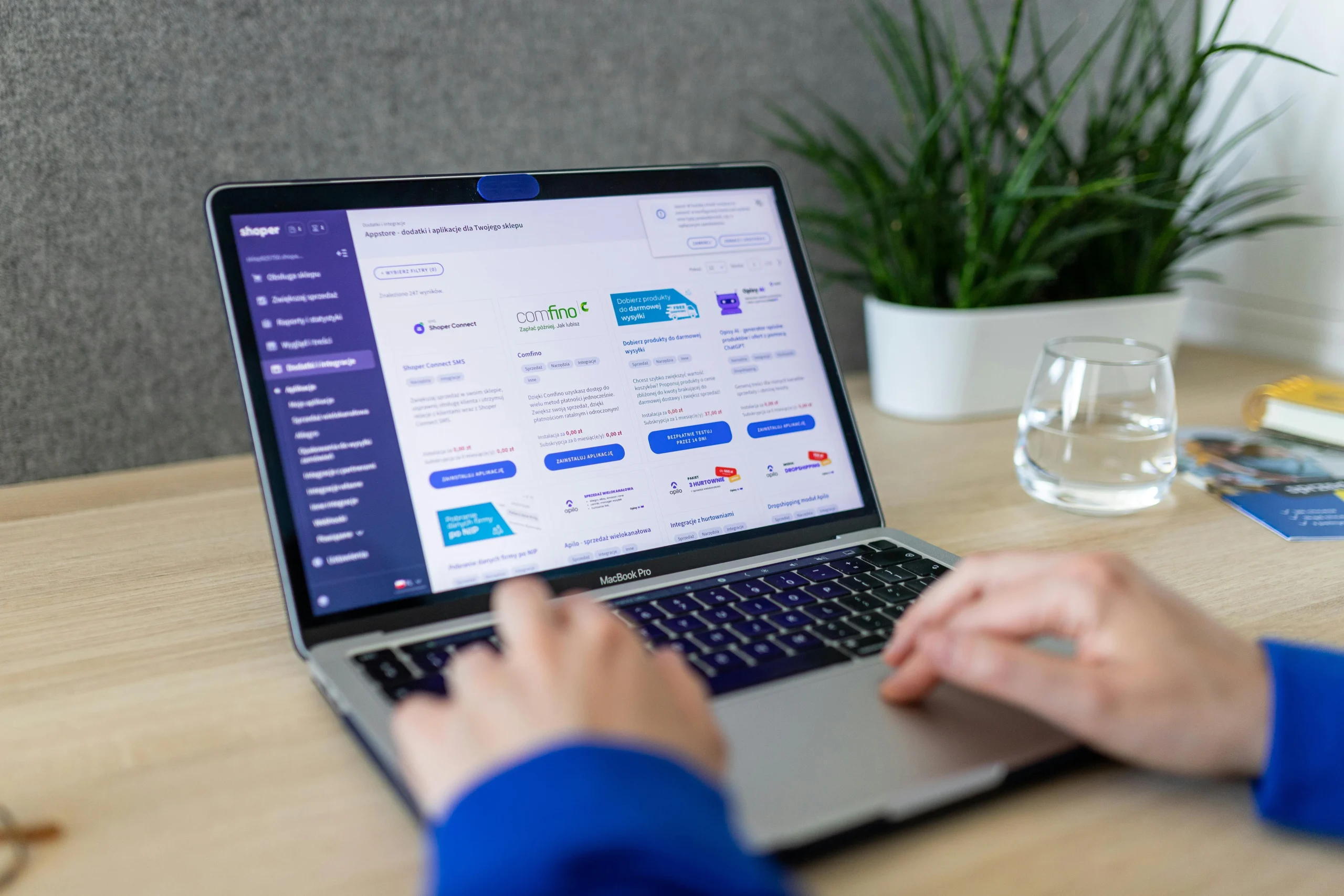 Shopify store